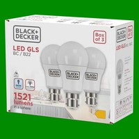 6X 12.6W (=100W) LED GLS A60 Tageslicht Weiß 6500K Bajonett Cap BC B22 GlüHbirne