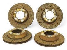 00-04 Porsche Boxster 986 3.2l Rotor Brake Disc Drilled Front Rear Lh Rh Set Oem