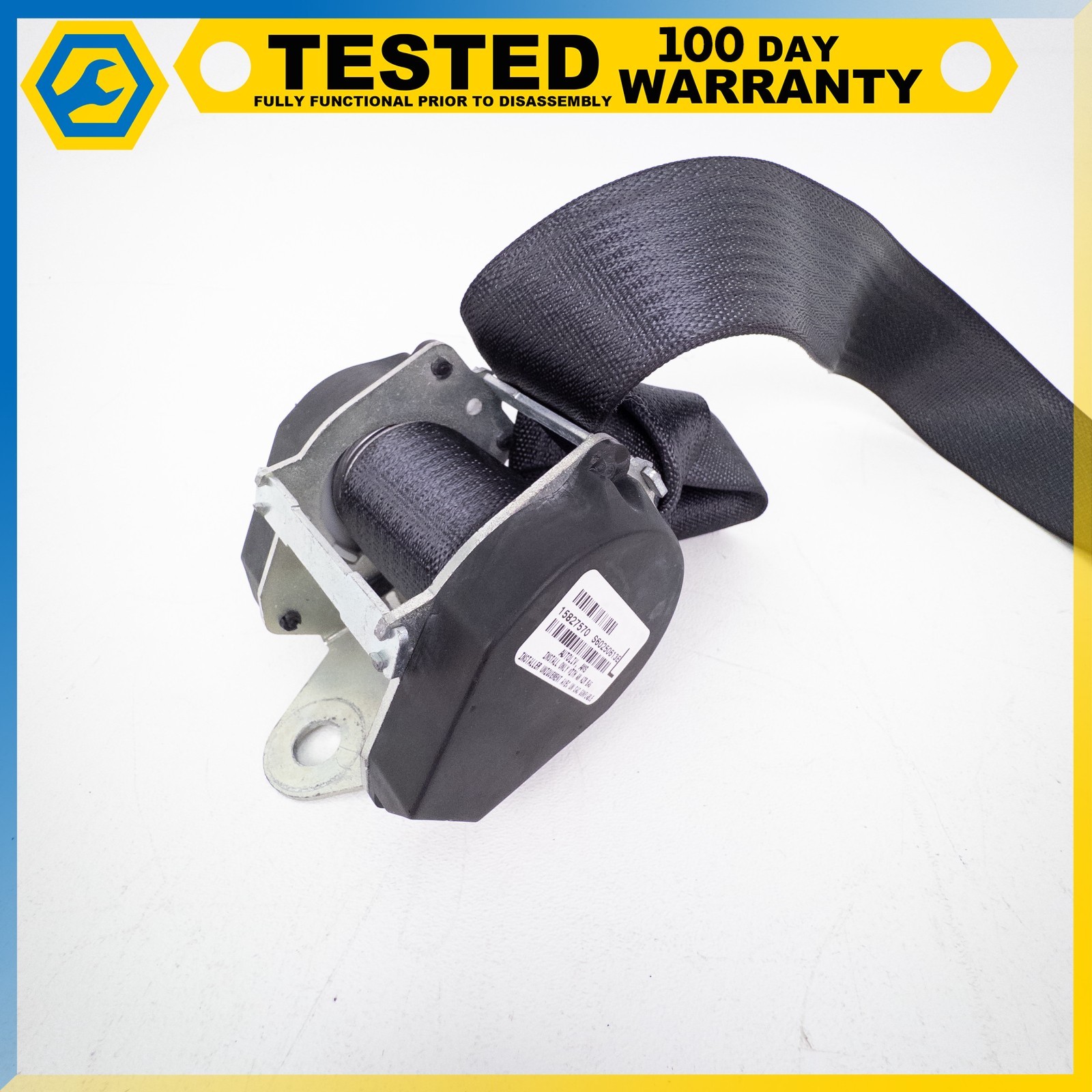 05-13 CHEVROLET CORVETTE C6 FRONT LEFT DRIVER SIDE SEAT BELT RETRACTOR OEM