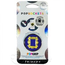 PopSockets Pop Grip Esmalte Soporte para Teléfono AMIGOS TV Show Púrpura Puerta Marco Amarillo