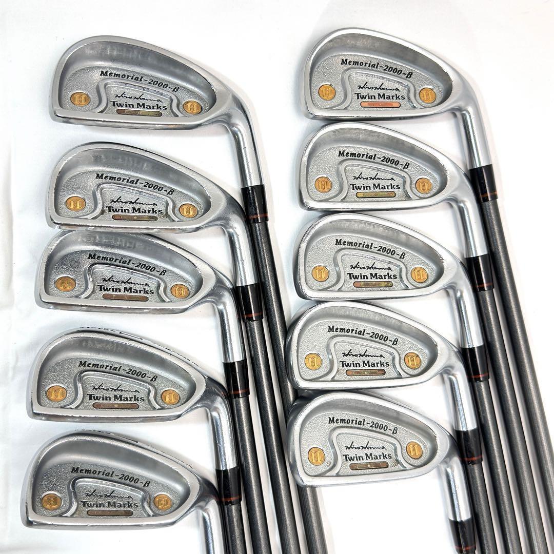 HONMA TWIN MARKS Memorial-2000-β 2S Iron Set 3-11 SW SUPER HONMA TWIN MARKS Memorial-2000-β 2S Iron Set 3-11 SW SUPER