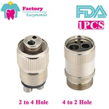 Dental Holes Adapter Changer Connector 2to4 & 4to2 Hole for High Speed Handpiece