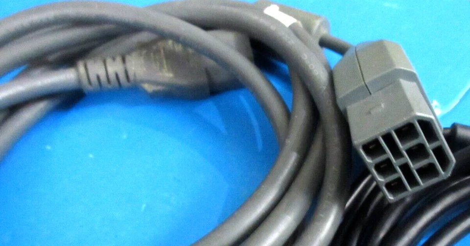 Cable compuesto para TV Microsoft Xbox 360 Elite, adaptador de corriente y cable de alimentación Foto 3 de 4