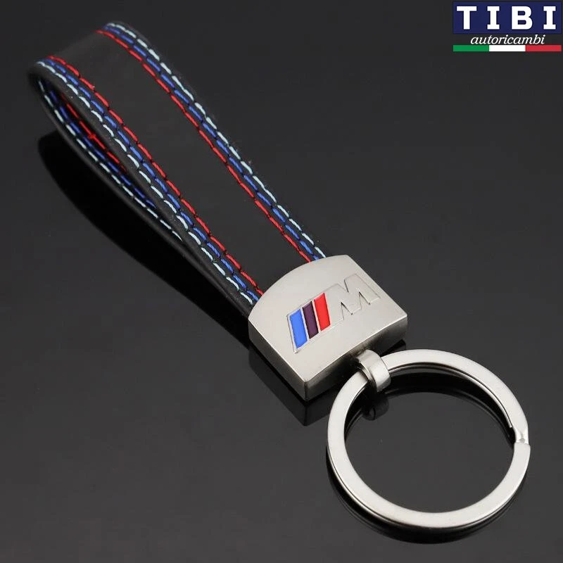 PORTA CHIAVI Portachiavi BMW M SPORT SERIE 1 2 3 4 5 6 7 X Z M3 M5 Stemma Logo Fregio