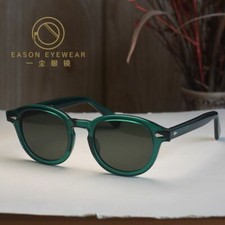Vintage G15 Polarized Sunglasses Artist Green Acetate glasses green lens LARGE