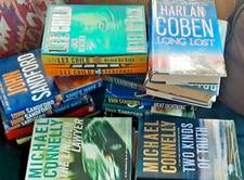 Suspense-Thriller-YOU PICK the TITLE Hardcover-Connelly-Child-Coben-Sandford