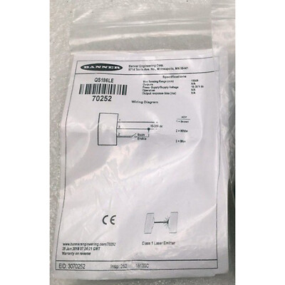 1piece New BANNER QS186LE Photoelectric Switch Free ship