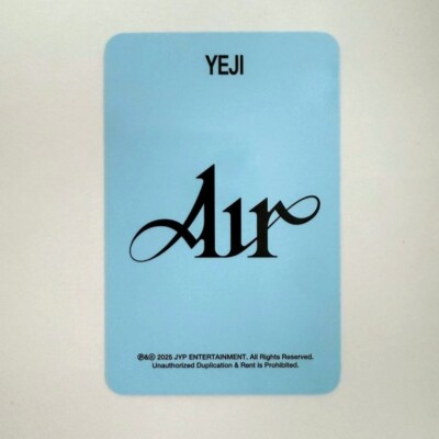 ITZY Yeji 1st Mini Album AIR Soundwave POB Official Photocard | eBay