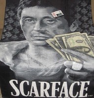 Original Scarface Hustler Tony Montana Beach Bath Gift Towel 100 Dollar Bill Original Scarface Hustler Tony Montana Beach Bath Gift Towel 100 Dollar Bill