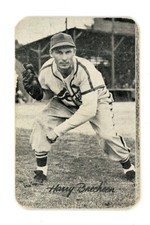 1947 D305 Bond Bread HARRY BRECHEEN St. Louis Cardinals ROUNDED CORNERS