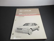OEM Lexus LS 400 Model 1993 Electrical Wiring Diagram # EWD164U Manual Schematic