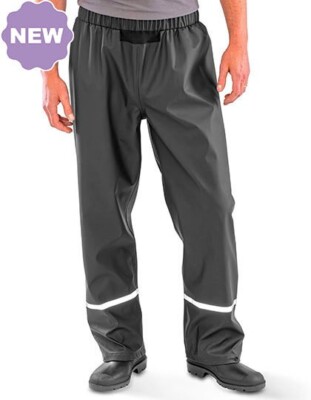 Prism PU Waterproof Trouser mit Reflective Bands & Recycled Backing Result RT916