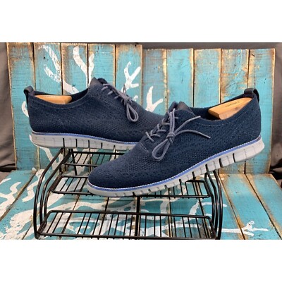 Cole Haan Zero Grand C29459 Wingtip Oxford Shoe Navy Blue  display picture 3