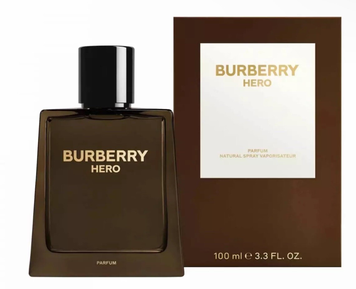 Burberry Men's Hero Parfum, 3.3 oz. refillable Sealed Box | eBay