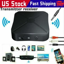 2in1 Bluetooth Transmitter Receiver Wireless Adapter TV Home Stereo  Audio LOT