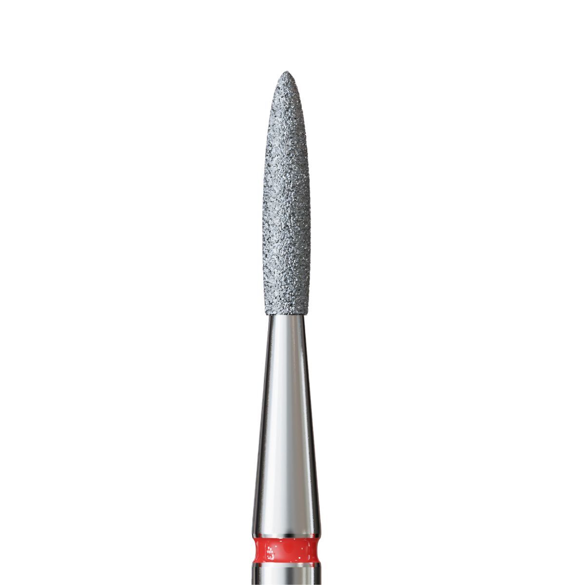IQ Nails Diamond Nail Drill Bit Long Flame Fine 1.6mm MANICURE PEDICURE