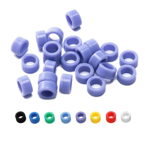 Anneaux de code couleur dentaire SNAWOP multicolores silicone autoclavable instru d'hygiène - Photo 1 sur 6
