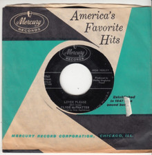 CLYDE McPHATTER - LOVER PLEASE - ORIGINAL MERCURY RECORDS 45 - GREAT SHAPE