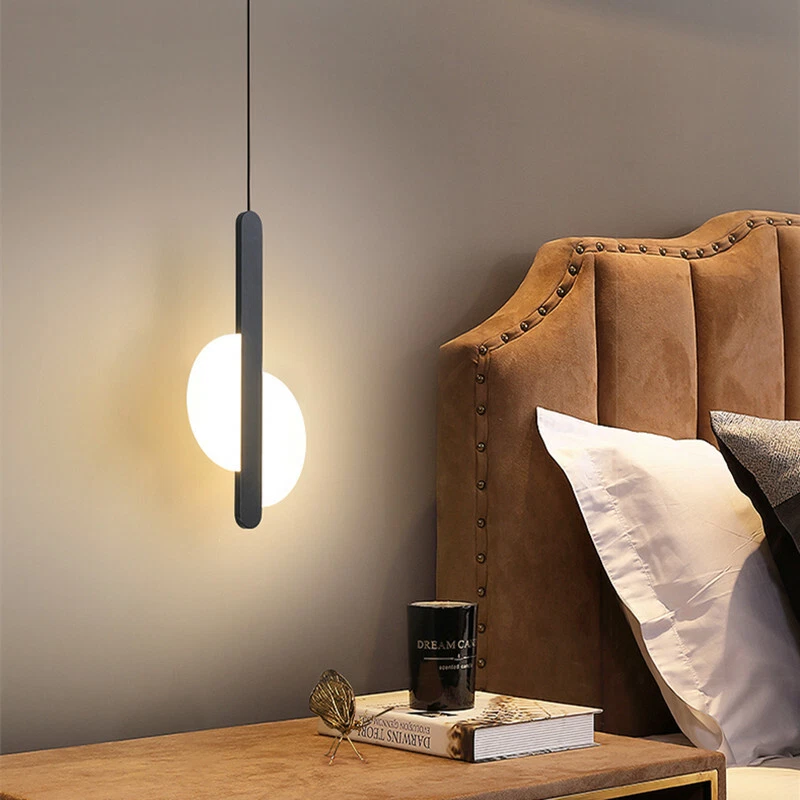Bedroom Chandelier Light Led Kitchen Pendant Light Bar Lamp Black Ceiling Lights