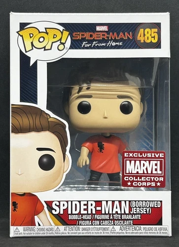 Funko Pop! Marvel: Spider-Man #485 (Borrowed Jersey) Far From Home MCC