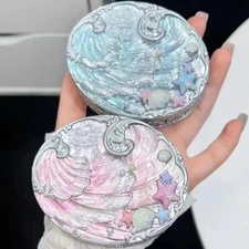 Flower Knows Shell Pearl Honey powder Set Makeup Brighten Oil Control formal dre