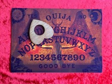Wooden Ouija Board Game Planchette Instructions Hunt Bizarre 