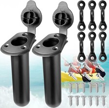 "Kayak Fishing Rod Holder,Kayak Deck Flush Mount Rod Holder Fishing Boat Rod H..