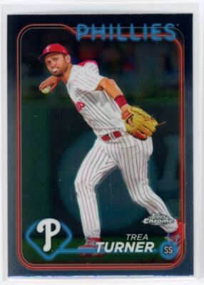 2024 Topps Chrome Trea Turner Philadelphia Phillies #169
