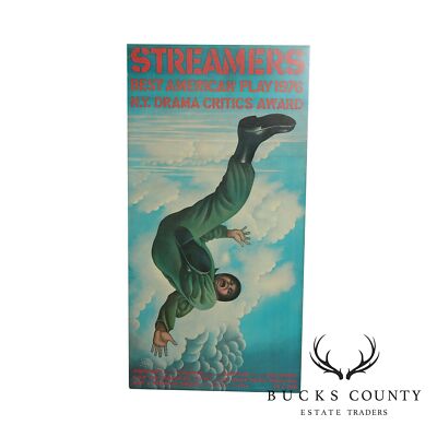 'Streamers' Best Ame. Play 1976 N.Y. Drama Critics Award Large Wall Panel Poster