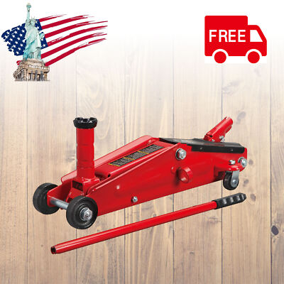 BIG RED 3 Ton Hydraulic Trolley Service Floor Jack with Extra Saddle, T83006