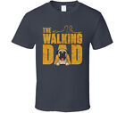 Bullmastiff Walking Dad Father's Day Worn Look T Shirt