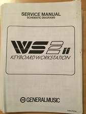 GEM Generalmusic WS2II quadro elettrico Service Manual Schematic Diagrams NUOVO  