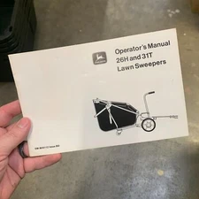 VTG JOHN DEERE 26H / 31T Lawn Sweeper Operator's Manual Owner OM-M45112