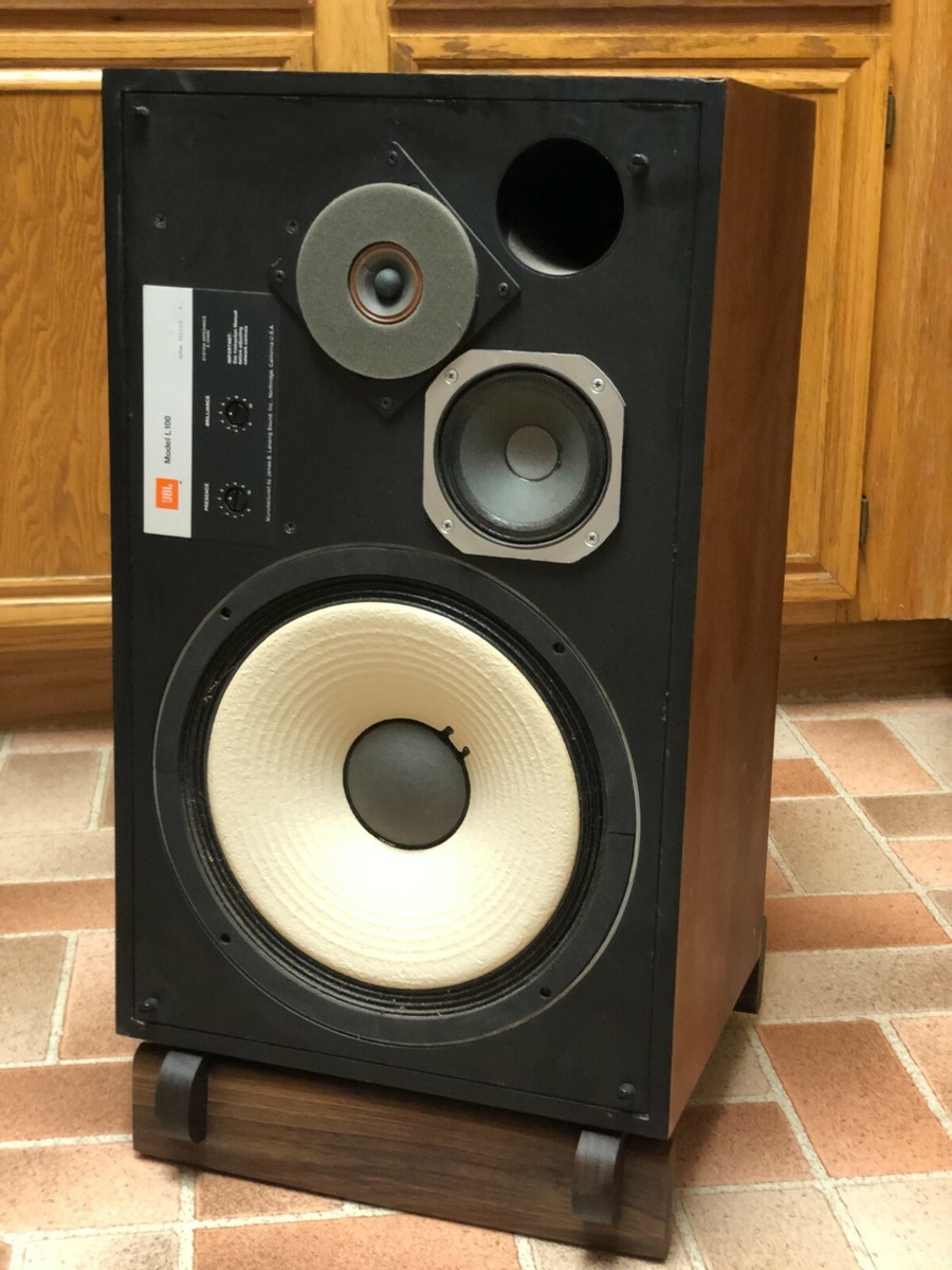Custom Made Walnut Speaker Stands for JBL L100 Century Speakers