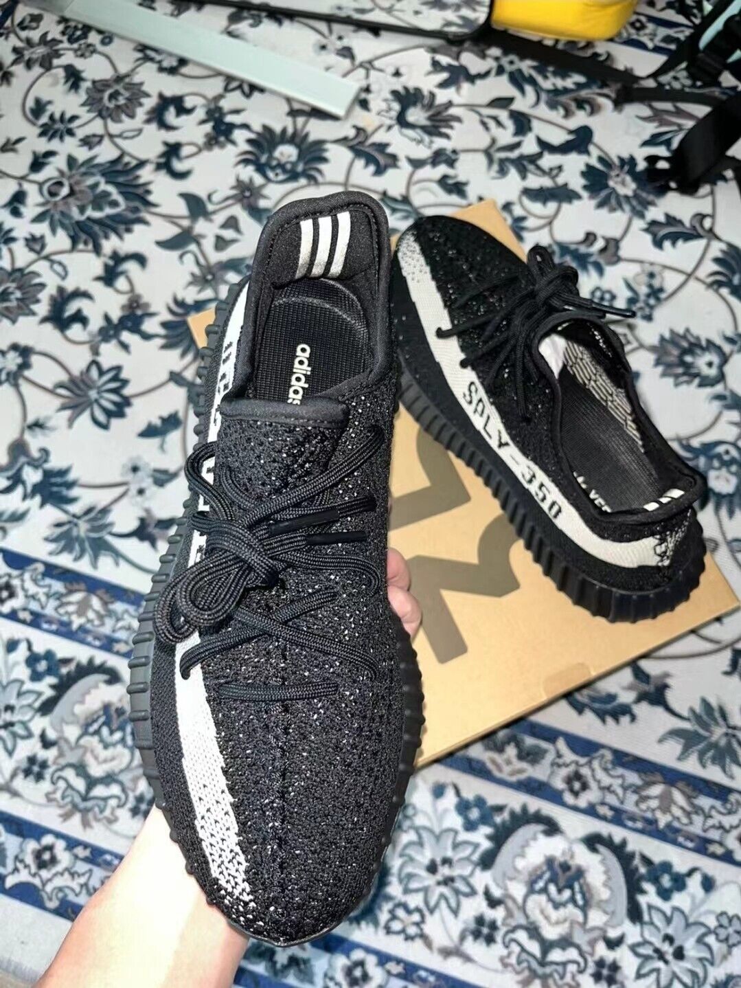 Size+10.5+-+adidas+Yeezy+Boost+350+V2+Low+Oreo for sale online |