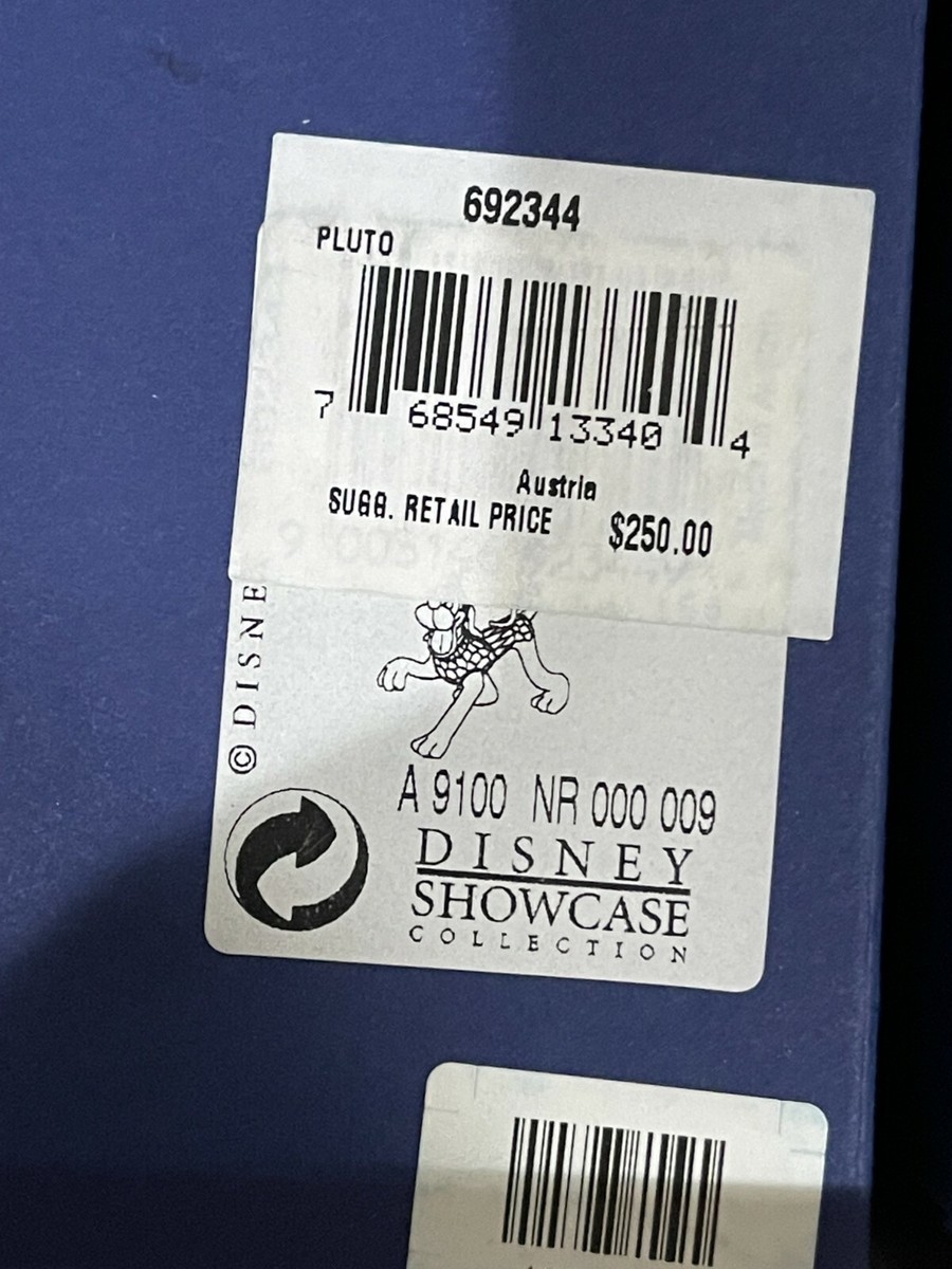 SWAROVSKI - スワロフスキー SWAROVSKI ディズニー Disney プルート オブジェ 置物 692344 クリア【中古】 SWAROVSKI スワロフスキー ディズニー Disney プルート オブジェ