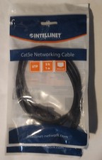 Intellinet Cat5e UTP Patch cable 3 FT Black