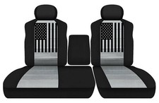 Silver Seat Covers Fits 99 To 04 Toyota Tundra 40-60 Split Bench American Flag Silver Seat Covers Fits 99 To 04 Toyota Tundra 40-60 Split Bench American Flag