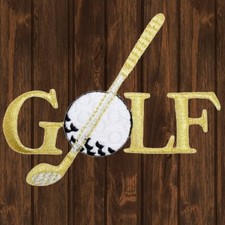 Golf Embroidered Patch Iron On