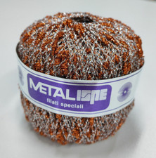 Gomitolo Filo Lurex  Filato lamè per uncinetto ferri maglia art Toreador by ISPE