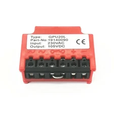 1Pcs New TORQ GPU20L 19140090 230VAC 105VDC six-terminal motor brake rectifier