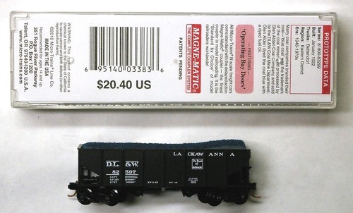 MTL Micro-Trains 56410 Deleware Lackawanna y Western DL&W 82597 2 bahías tolva | Zustand: New