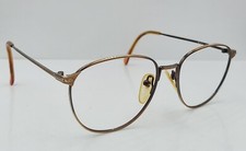 Vintage Perry Ellis PE921 Bronze Oval Metal Sunglasses Japan FRAMES ONLY