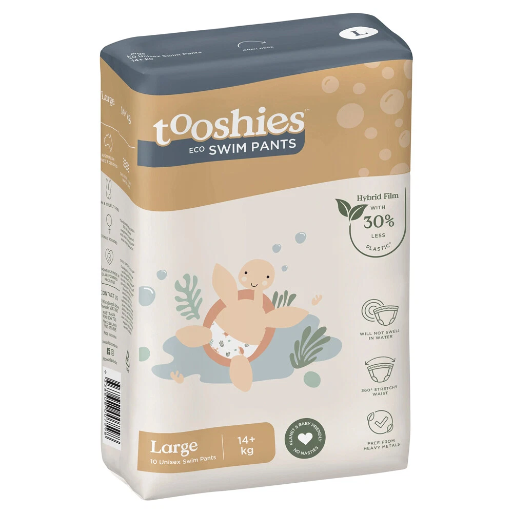 30pc Tooshies ECO 15kg Baby Toddler Pool Nappy Swimming Pants Small Unisex