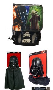 ZAINO SCUOLA STAR WARS CON MASCHERA MANTELLO IN REGALO ORIGINALE GIOCHI PREZIOSI