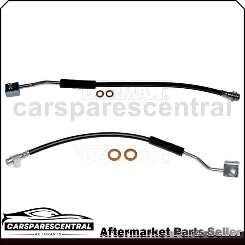 Front Kit Brake Hose Dorman 2PCS For 1990-1992 Ford Bronco 5.8L
