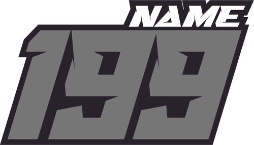 3 PEGATINAS PERSONALIZADAS DE MOTOCROSS CALCOMANÍAS DE MATRÍCULA MX ATV BMX CARRERAS MOTO DE CROSS - Imagen 3 de 23