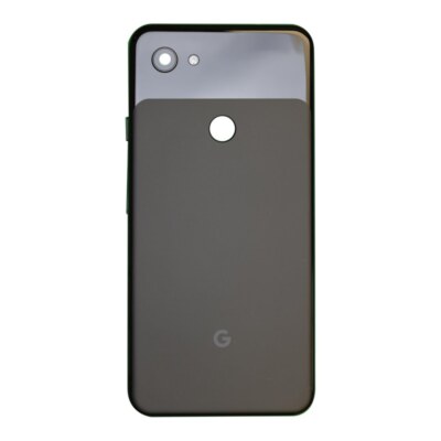 Back Plastic for Google Pixel 3a XL Black Premium Replacement Repair Cell Part