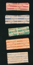 Assorted Roll Wrappers-  500- MIXED -  Penny- Nickel- Dime-Quarter-Dollar - #SS