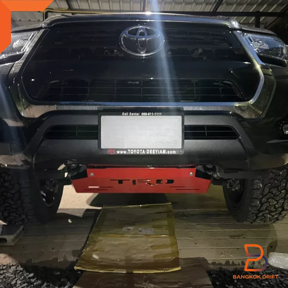 Steel Front Engine Cover Skid Plate For Toyota Hilux Revo Fortuner SUV 15-23 TRD - Image 4 of 4